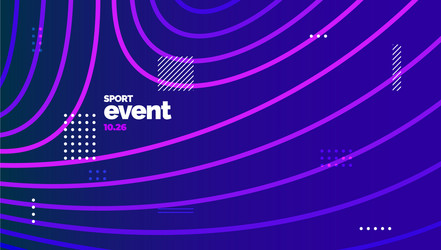 Dynamic Event Poster Template vector image