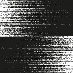 black white noise static distortion pattern rough vector image