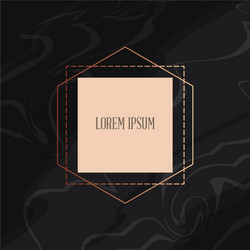 minimalist frame design vector image