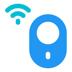 motion sensor a device to detect nearby movement vector image