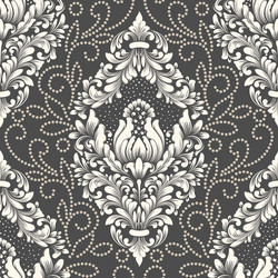damask seamless pattern element classical vector image