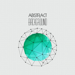 abstract geometric background with triangle vector image