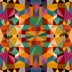 retro triangles seamless pattern background eps10 vector image