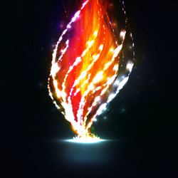 abstract creative dynamic element vector image
