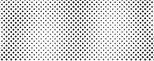 monochrome halftone background with dots vector image