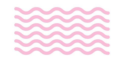 several wavy pattern parallel lines vector image