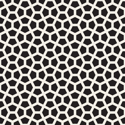 seamless pattern repeating geometric elements vector image