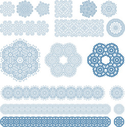 set of ten arabic patterns Vector Image