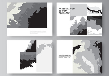 layout presentation slides design vector image
