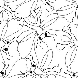 seamless pattern with image abstract vector image
