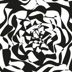 swirl vortex abstract black pattern rotating vector image