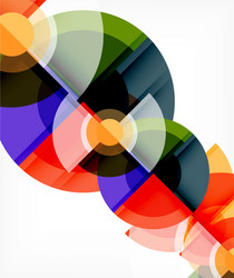 Abstract Geometric Circle Pattern vector image