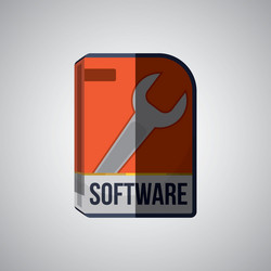 development and software design vector image