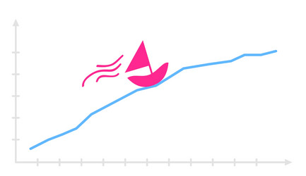 Hand drawn funny graph vector