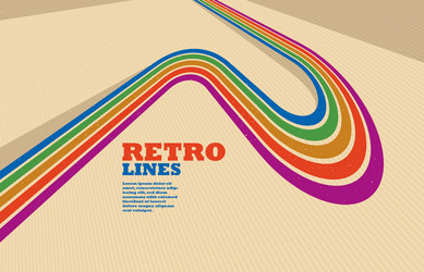 linear abstract background in all colors vector image