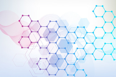 science network pattern connecting lines and dots vector image
