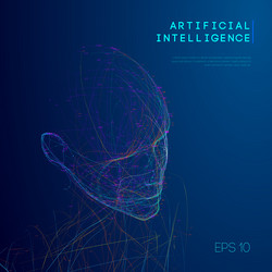 artificial intelligence abstract technology vector