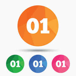 first step sign loading process symbol vector image