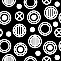 Geometric minimal seamless abstract pattern vector