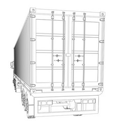 Container transportation abstract concept Vector Image
