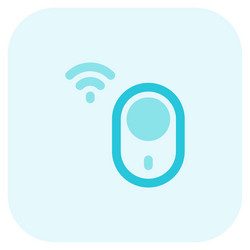 motion sensor a device to detect nearby movement vector image