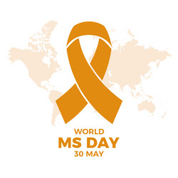 World ms day poster Royalty Free Vector Image - VectorStock