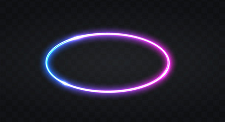 Neon frame for your design vector