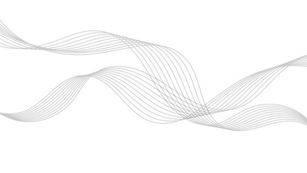 abstract wavy line background pattern vector image