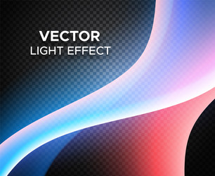 light effect on checkered background vector image