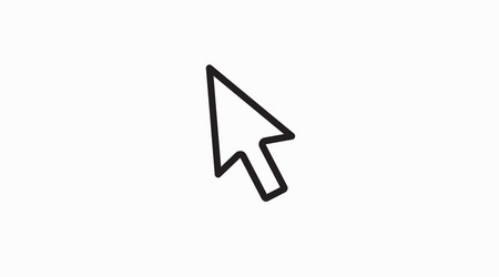 mouse arrow icon vector