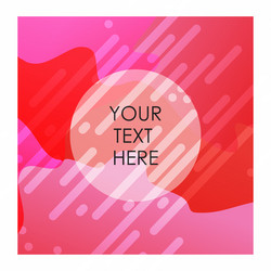 red and white mix color background with typography vector image