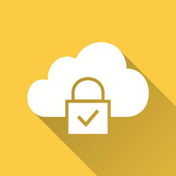 data security - icon for graphic and web vector image