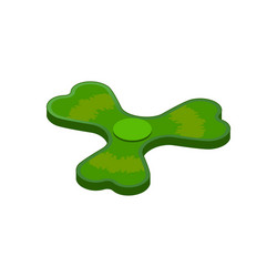 Irish spinner clover shamrock hand toy vector