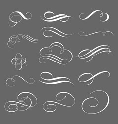 Blue Swirls and Swooshes Vector Accent Line Work - Stock Illustration  [95221421] - PIXTA