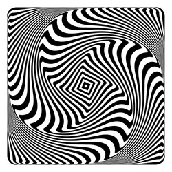 Dynamic Optical Swirl Pattern vector image
