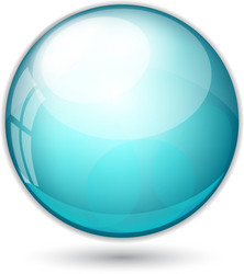 Glossy Sphere Vector Image