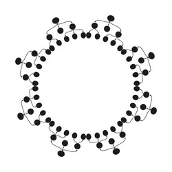 circular connection diagram flow node pattern vector image