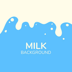 Milk splash background vector