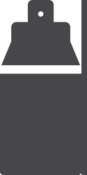 spray icon simple sign for web site and mobile app vector image