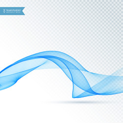 Abstract blue wave background design Royalty Free Vector