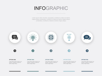 Tech Innovation Concept - Data Flow vector image
