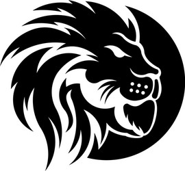 Lion Head Symbol - Logo Element Vector Image