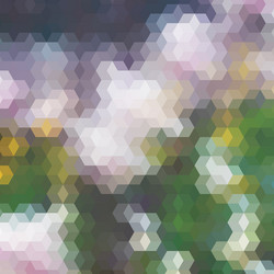 Abstract colorful background of hexagons vector