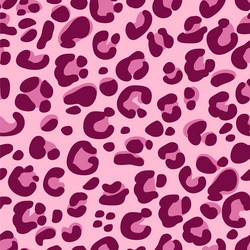Girly Leopard Print Pattern vector image