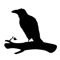 Raven Stencil Vector Images (78)