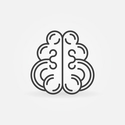 Psychology icon set in thin line style Royalty Free Vector