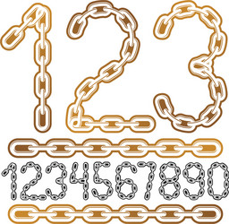Chain Link Numbers Vector Images (over 340)