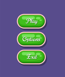 app graphical user interface cartoon design set vector image
