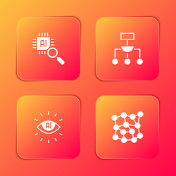 set processor cpu algorithm artificial vector image