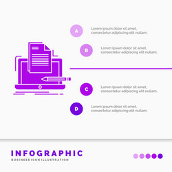 coder coding computer list paper infographics vector image